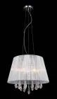 Isla, klasyczna lampa wisząca, biała, E14, MDM1869-3 WH